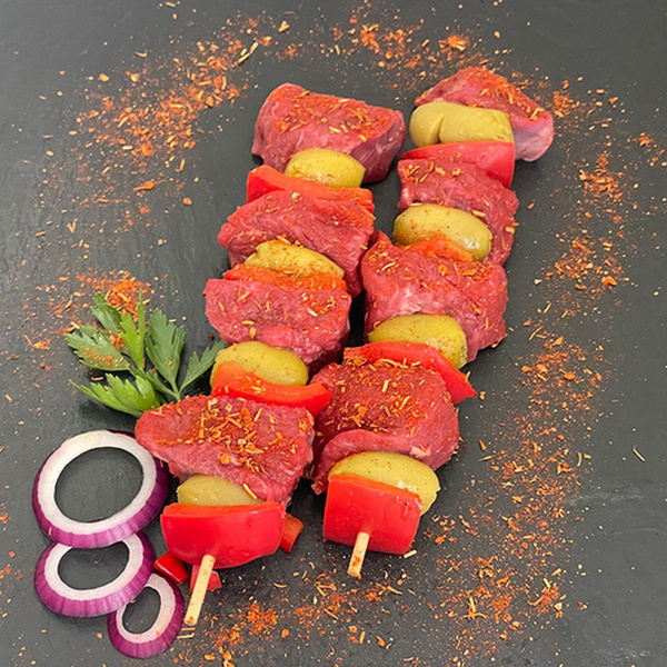 product photo for Olive & lamb skewer