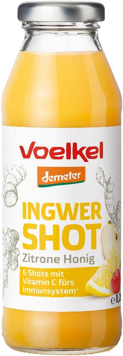 Photo de produit pour Shot au gingembre, au citron et au miel