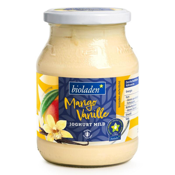Produktfoto zu Joghurt Mango-Vanille 3,5%