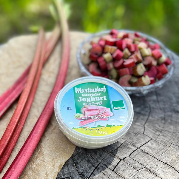 Produktfoto zu Ostertaler Joghurt Rhabarber