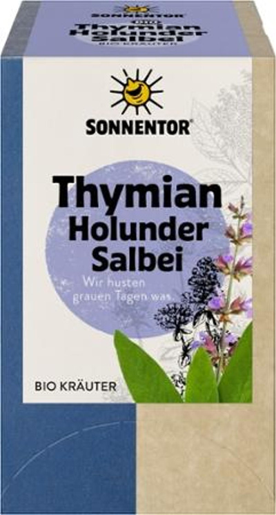 Photo de produit pour Thé de thym et de sureau à la sauge