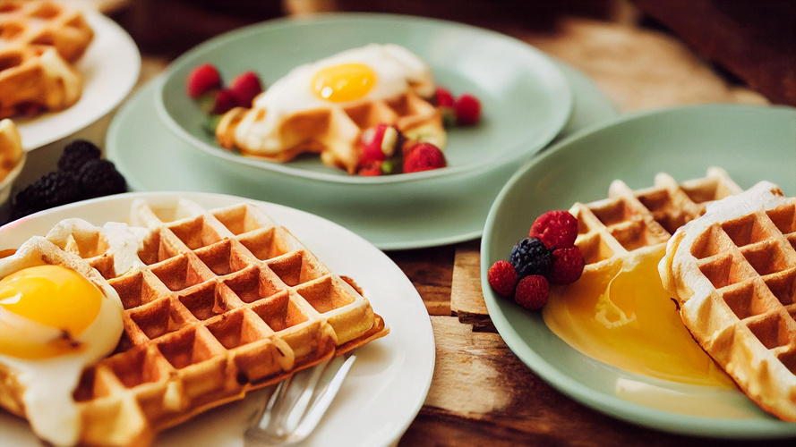 Rezeptbild für Feta-Waffeln