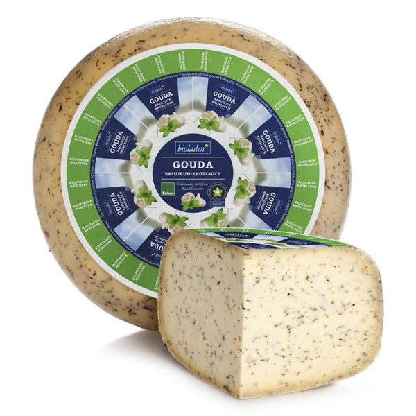 Produktfoto zu Gouda Basilikum-Knoblauch, 200g