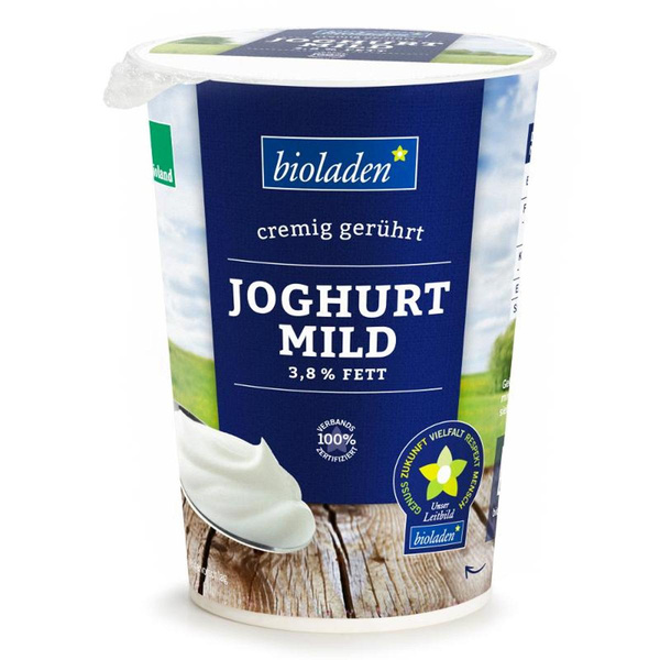 Produktfoto zu 500g Becher 3,8% Naturjoghurt