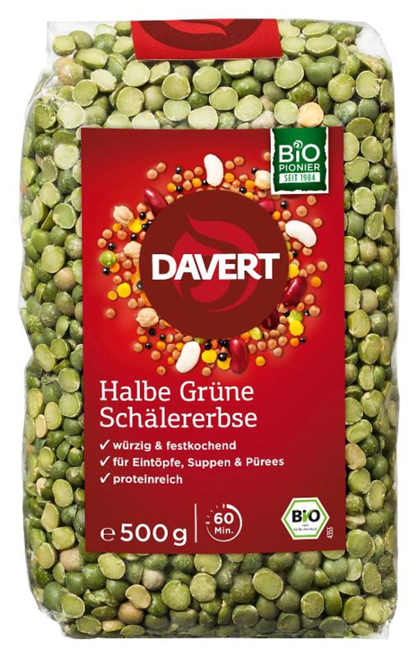 product photo for Halbe Schälerbsen, grün