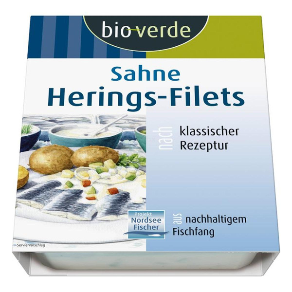 Photo de produit pour Filets de hareng à la crème