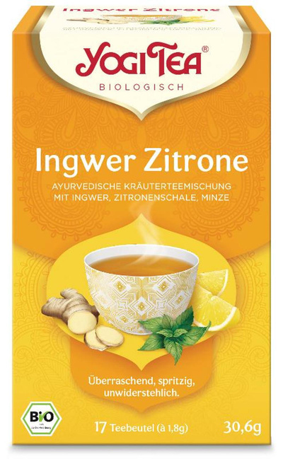 Produktfoto zu Ingwer Zitrone Tee
