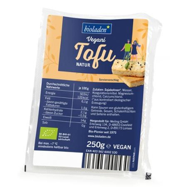 product photo for Natural tofu, 250g