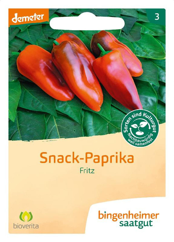 Produktfoto zu Snack Paprika Fritz, Saatgut