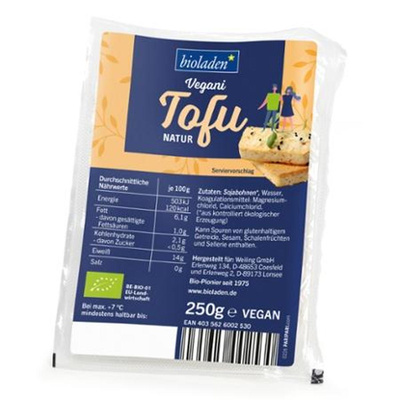 Produktfoto zu Tofu natur, 250g