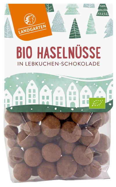 Produktfoto zu Haselnüsse in Lebkuchen Schokolade