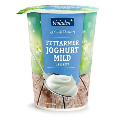 Produktfoto zu 500g Becher 1,5% Naturjoghurt