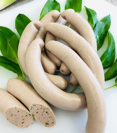 Produktfoto zu Bärlauch-Grillwurst