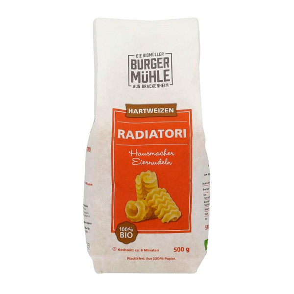 product photo for Radiatori Eiernudeln