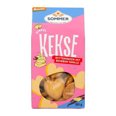 Produktfoto zu Dinkel Butterherzen - Kekse