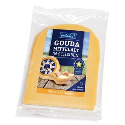 product photo for Medium Gouda, in slices