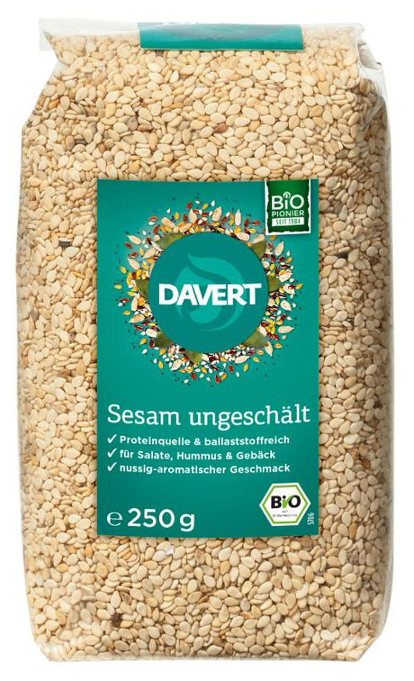Produktfoto zu Sesam ungeschält, 250g