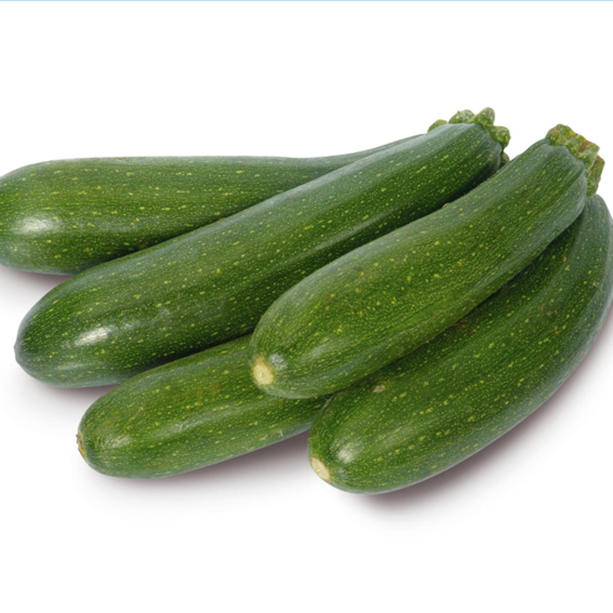 Zucchini grün, deutsche Ernte