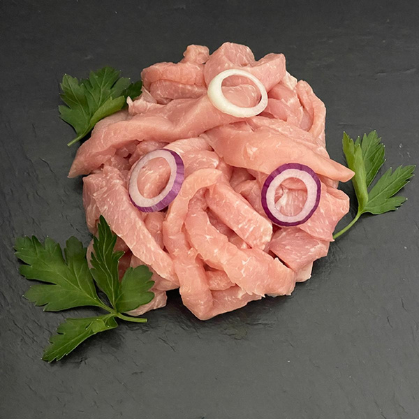 Produktfoto zu Schweinegeschnetzeltes, 500g