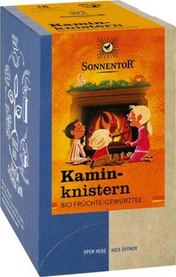 Produktfoto zu Kaminknistern Früchte-Gewürztee