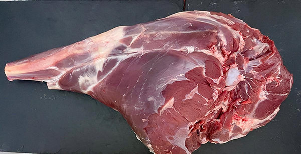 Produktfoto zu Damwildkeule (mit Knochen)