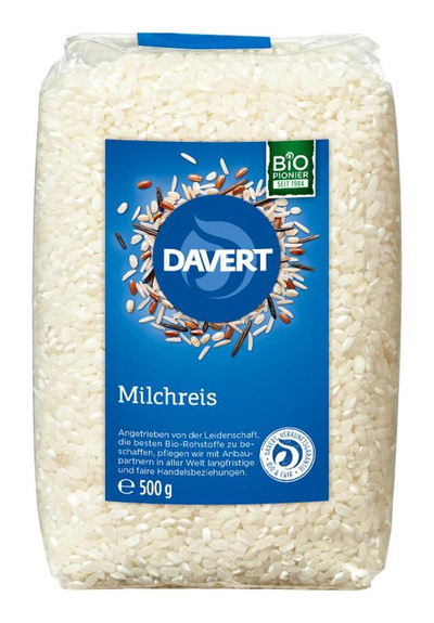 product photo for Milk rice round, white