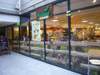 KI generiert: Das Bild zeigt eine grüne Flasche mit extra nativem Olivenöl der Marke "Castillo de Canena", die auf einem Holzfußboden steht. Das Etikett weist darauf hin, dass das Öl aus Spanien stammt und eine Auszeichnung erhalten hat.