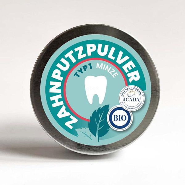 product photo for Mint toothpaste powder