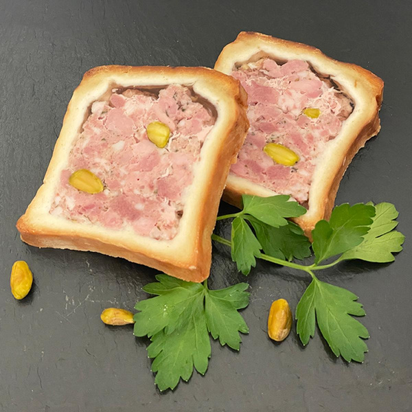 Produktfoto zu Bauernpastete mit Pistazien