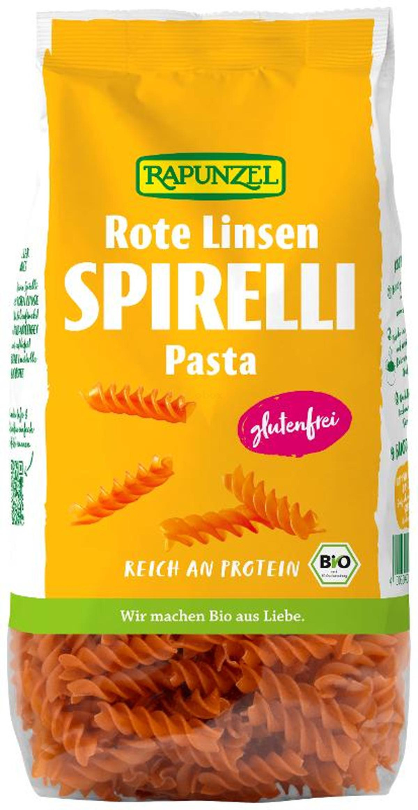 Produktfoto zu Rote Linsen-Spirelli, 300g