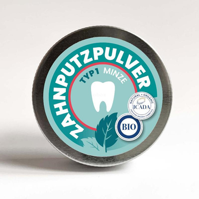 product photo for Mint toothpaste powder
