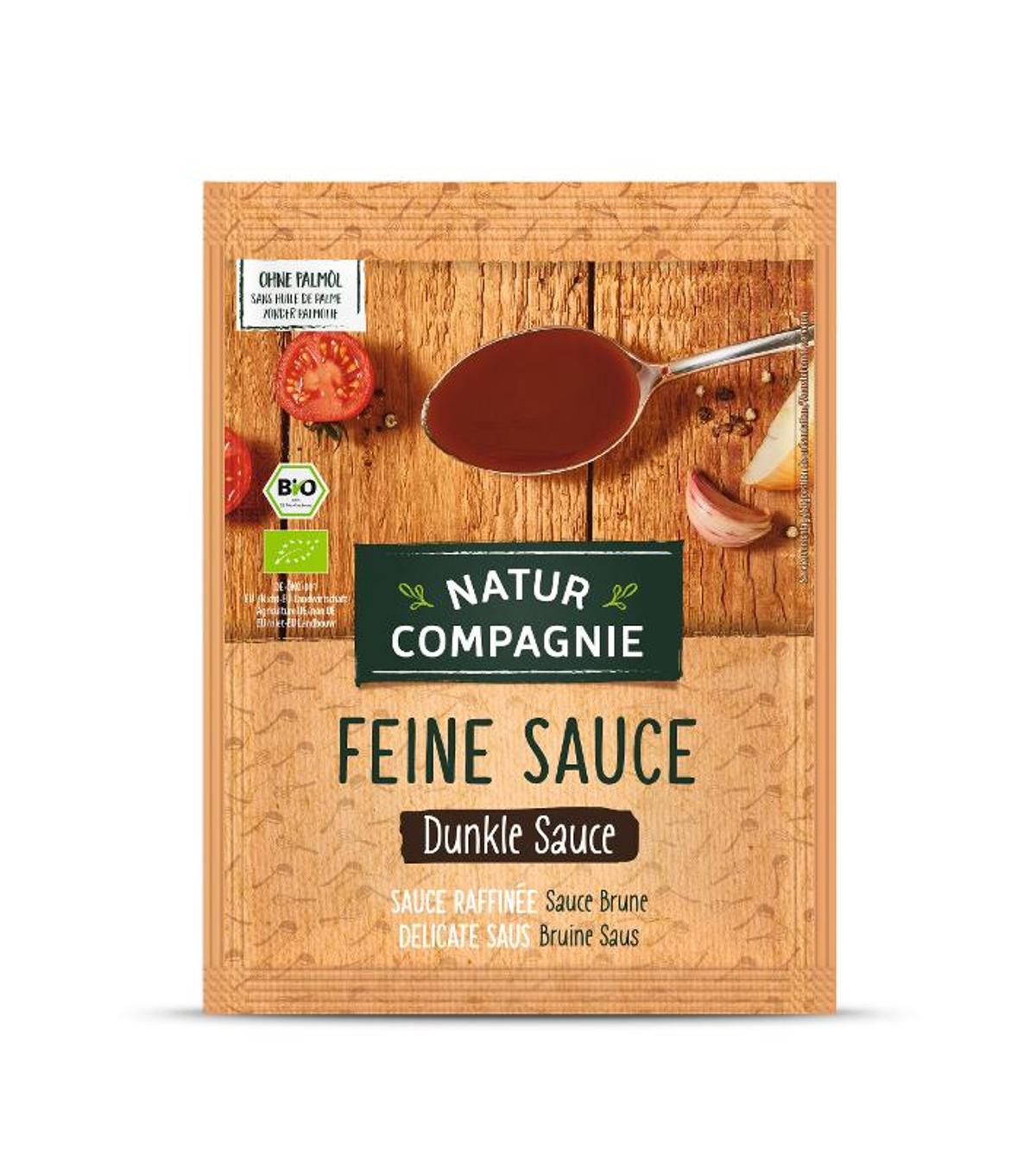 Dunkle Sauce, feinkörnig