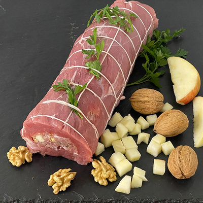 Produktfoto zu Winter-Schweinefilet, gefüllt