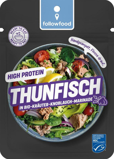 Photo de produit pour Thon mariné aux herbes et à l'ail