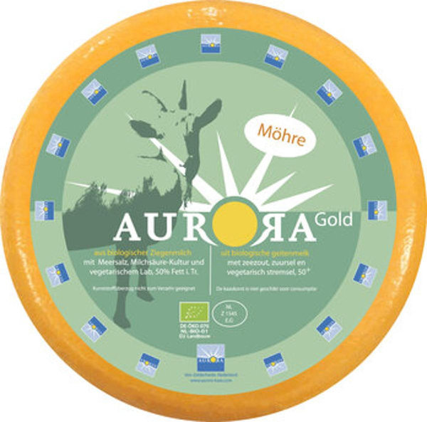 Produktfoto zu Ziegen-Möhrengouda, 150g