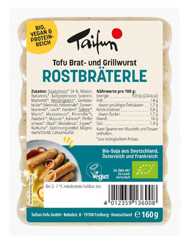product photo for Tofu Rostbräterle, 6 pieces