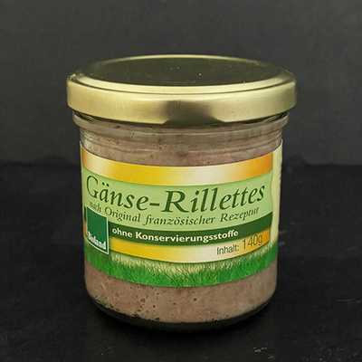 Produktfoto zu Gänserillettes im Glas