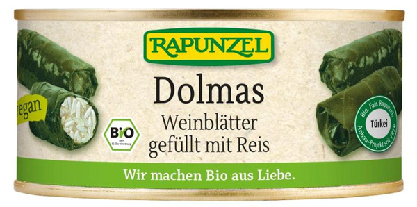 Photo de produit pour Feuilles de vigne Dolmas farcies au riz
