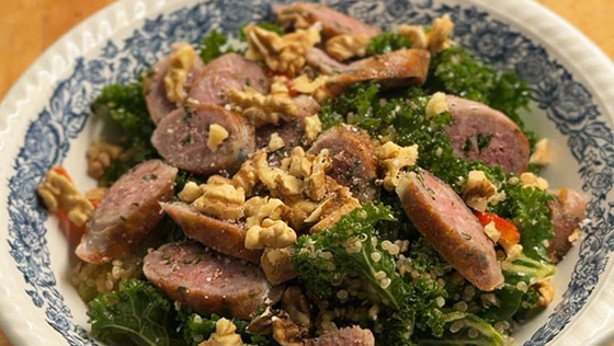 Rezeptbild für Grünkohl-Quinoa-Bowl