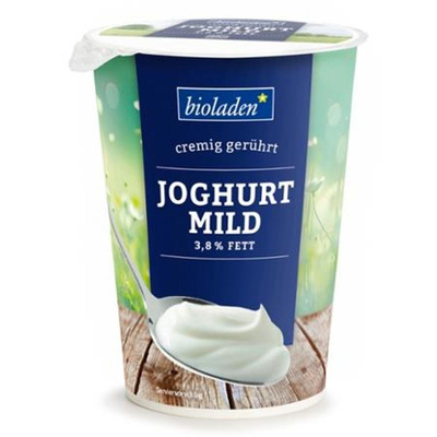 Produktfoto zu 500g Becher 3,8% Naturjoghurt