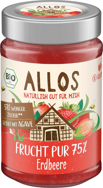 Produktfoto zu Frucht Pur 75% Erdbeere