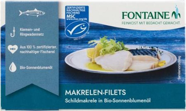 Produktfoto zu Makrelenfilets o.Haut & Gräten