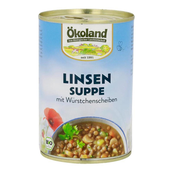 Photo de produit pour Soupe aux lentilles (Ökoland)