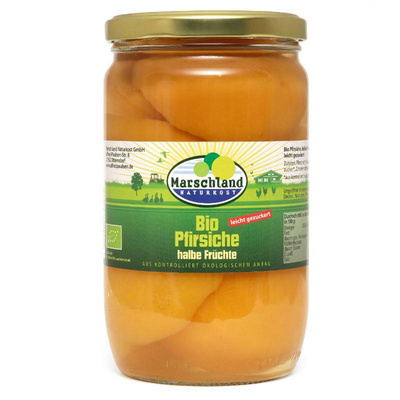 Produktfoto zu Pfirsiche halbe Frucht
