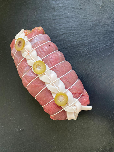 Produktfoto zu mediterraner Kalbsbraten