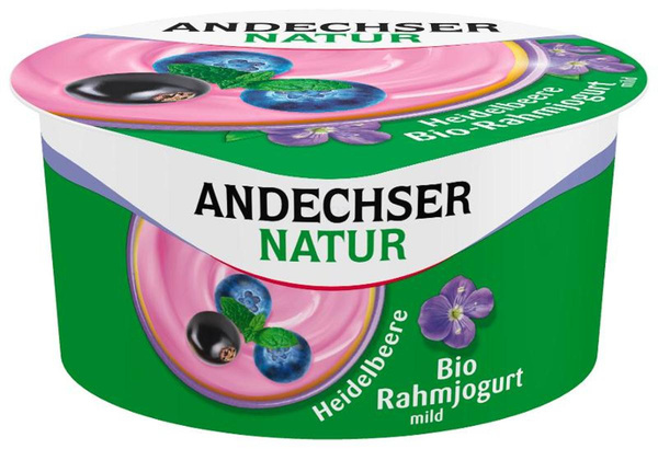 Photo de produit pour Yaourt crème  "Myrtille" 150g