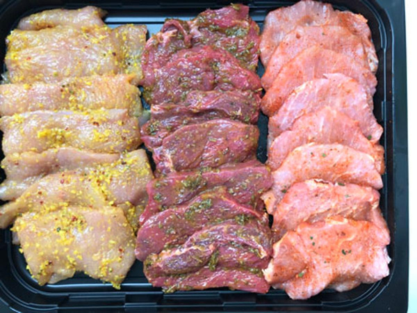 product photo for Raclette meat platter, marinated