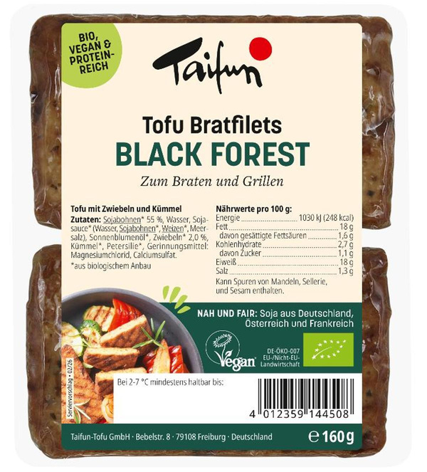 product photo for Tofu roast fillets Black Forest