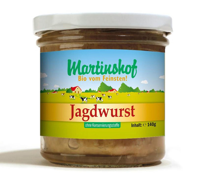 Produktfoto zu Jagdwurst, Bioland