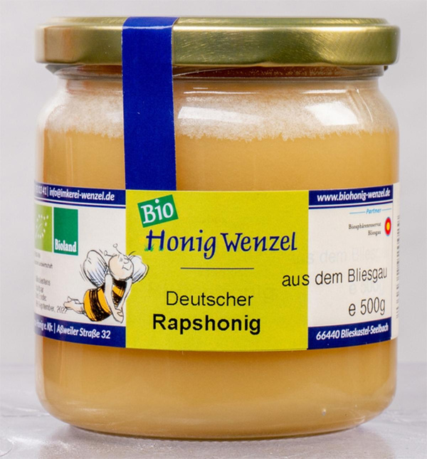 Produktfoto zu Rapshonig, saarländisch